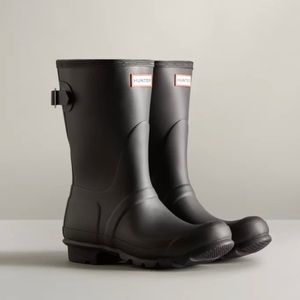 Hunter Short Back Adjustable Rain Boots